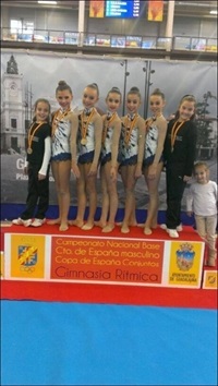 gr campeonas nacionales podium