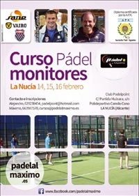 La Nucia Cartel Padel curso 2014