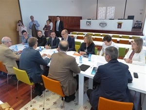 La reunión de trabajo se ha desarrollado en la Seu Universitària de La Nucía