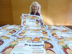 Beatriz Pérez-Hickman, concejala de Bienestar Social, en la presentación del IX Día Internacional de la Infancia