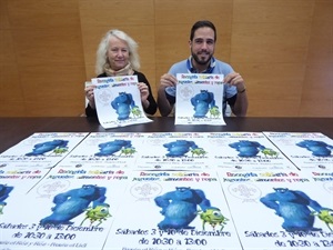 Diego Llorca, Grup Scout La Nucía y Beatriz Pérez-Hickman, concejala de Bienestar Social de La Nucía