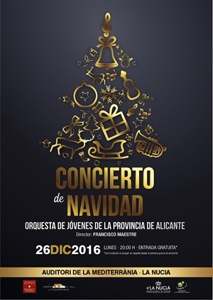 Cartel concierto OJPA en La Nucía