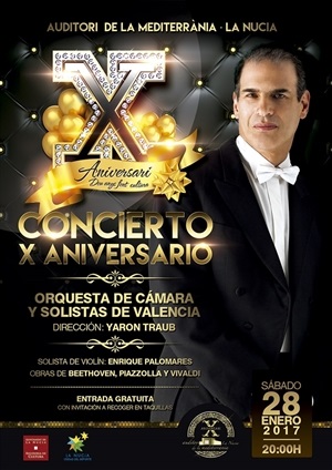 Yaron Traub, director de la Orquesta de Valencia, dirigirá el "Concert X Aniversari de l'Auditori" el próximo sábado