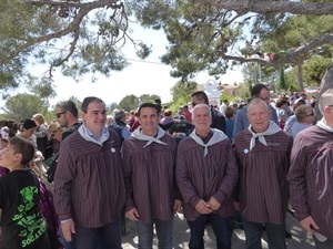 Los alcaldes de Altea, l'Alfàs y La Nucía, hermanados por las "Festes de Sant Vicent"
