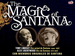 Cartel de la actuación cancelada de "The Magic Santana"