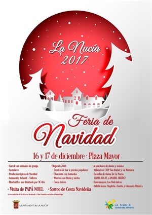 Carte de la VII Feria de Navidad de La Nucía