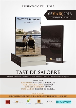 Cartel de la presentación del libro "Tast de Salobre"