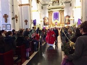 Tras la procesión Santa Misa en la Iglesia Parroquial