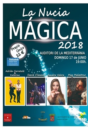 Cartel de la Gala de Magia 2018