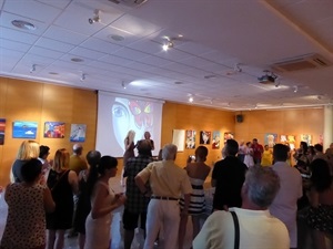 La inauguración de la exposición tuvo lugar en el Centre Juvenil de La Nucía