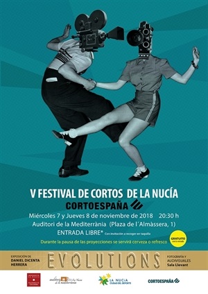 Cartel del quinto Festival de Cortos de La Nucía