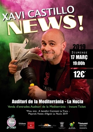 "Xavi Castillo, News!" estará en l´Auditori el 17 de marzo