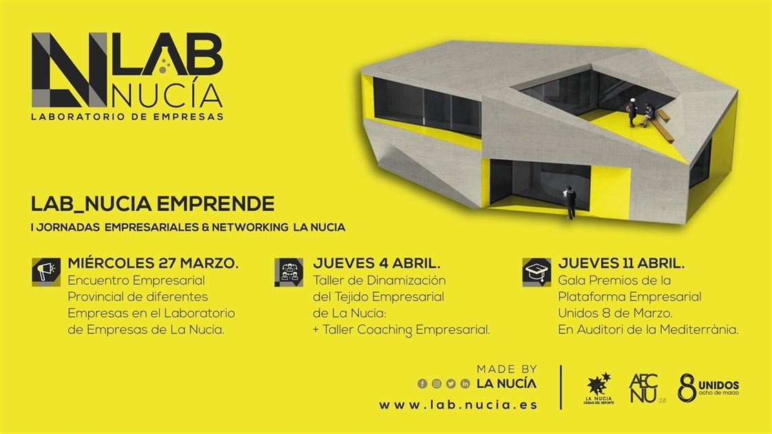 El Lab_Nucia arrancará con las I Jornadas de Networking