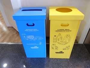 Esta campaña se centra en el reciclaje de los contenedores amarillo y azul