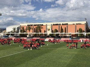 La Presentación del Fútbol base del CF La Nucía se realizó el pasado domingo