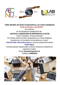 La Nucia LAB Cartel Taller Cooperativas 2019