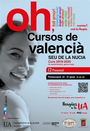El plazo para la preinscripción para el C2 de Valenciano comienza hoy 22 de enero