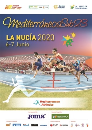 Cartel del Campeonato Unión del Mediterràneo sub23 de Atletismo