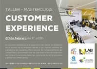 Lab_Nucia cartel taller Customer Experience 2020