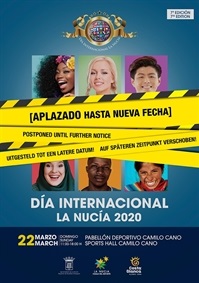 La Nucia Cartel Dia Internacional 2020 aplazado