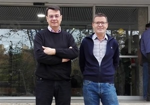 Los profesores Manuel Pérez Saldanya y Rafael Roca de la Univ. València