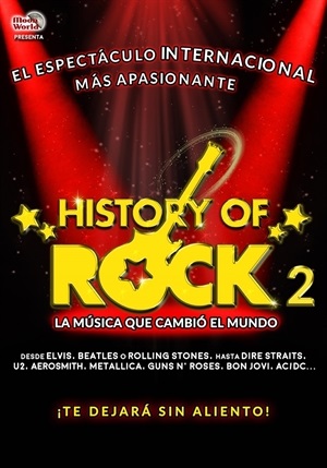 Cartel de la producción musical "History of Rock 2"