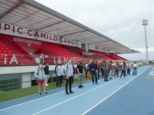 El Estadi Olímpic ha sido la primera parada en esta visita guiada a La Nucía