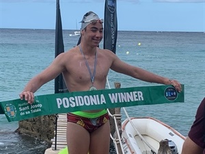 Miguel Bou fue el nadador más rápido en la "Posidonia Race"