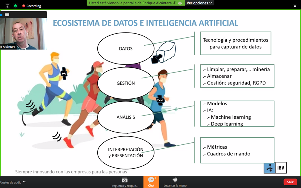 "Big Data e inteligencia artificial en el deporte" en la 3ª ponencia del "Foro Crecer Innovando Lab_ Nucia" 
