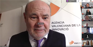Andrés García Reche, vicepresidente de la Agencia Valenciana de Innovación durante su intervención