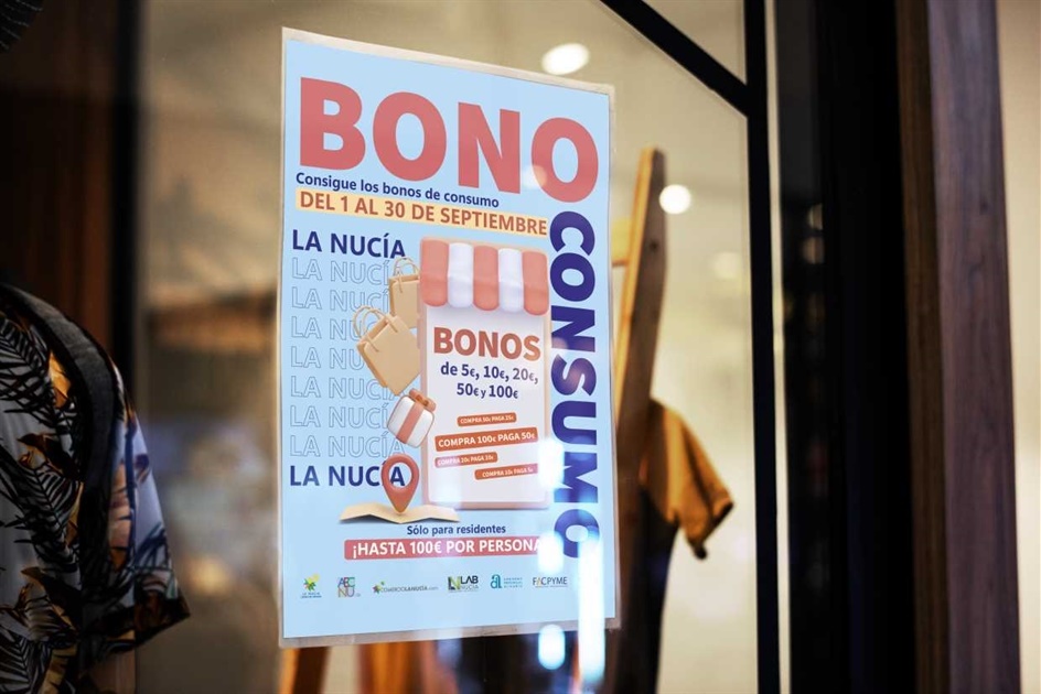 Los "Bonos Consumo La Nucía" alcanzan los 68.630 € en 11 días