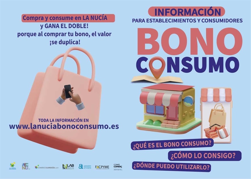 Más de 50 comercios se han sumado ya a la Campaña "Bonos Consumo La Nucía"