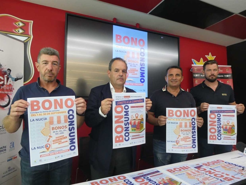 Los "Bonos Consumo La Nucía" harán ahorrar un 50% al consumidor