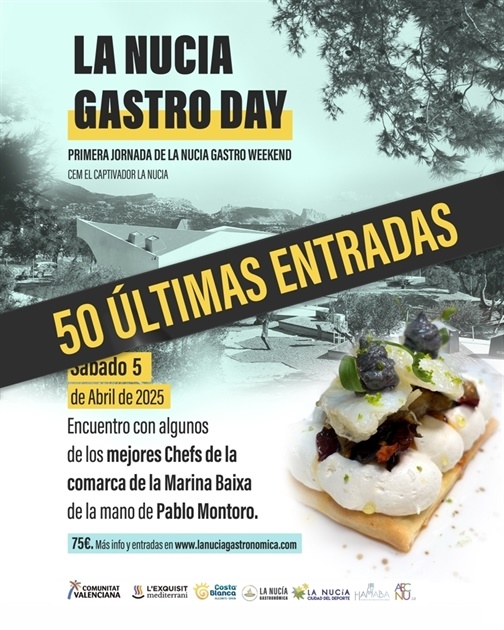 Últimas 50 entradas para el "Gastro Day" de este sábado en el CEM