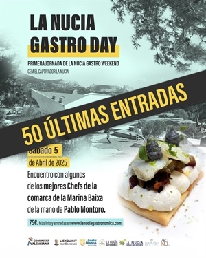 20250401013837La Nucia cartel GastroDay 2025 50 entradas