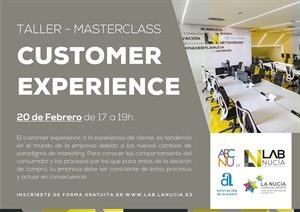 Este jueves 20 de febrero tendrá lugar el Taller-Másterclass Customer Experience