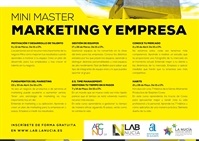 La Nucia Cartel Lab Mini Máster Marketing y Empresa 2020